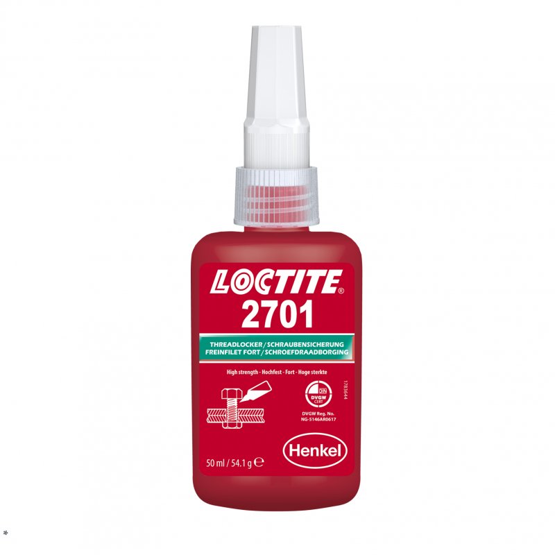 Loctite 2701 Threadlocker High strength  - 50 ml | hanak-trade.com