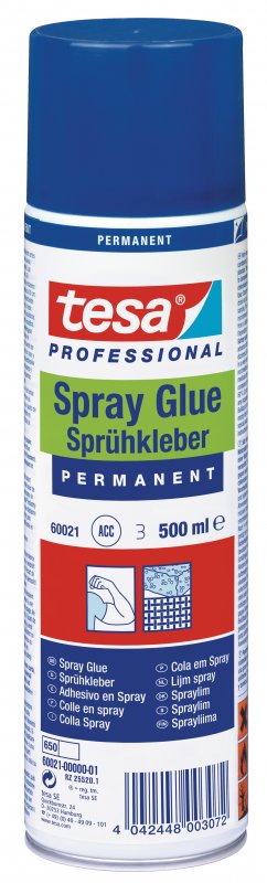 tesa® 60021  Spray glue, 500ml | hanak-trade.com